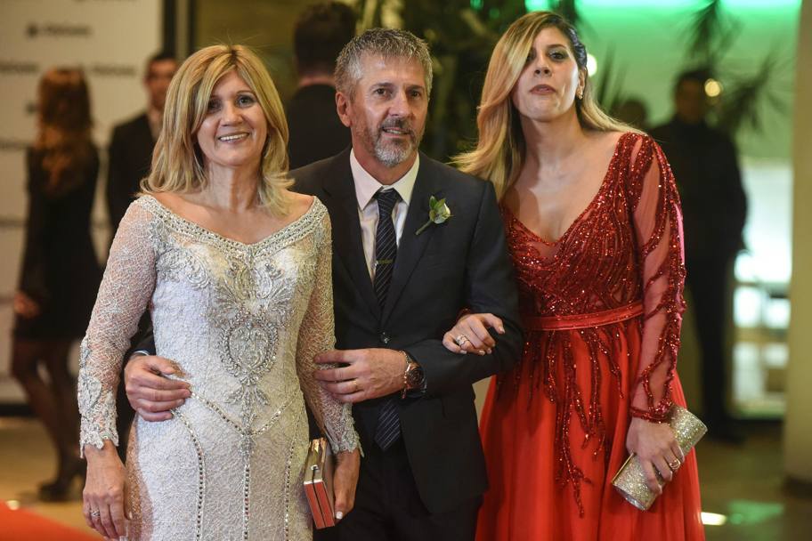 I genitori di Messi Jorge and Celia e sua sorella Maria Sol. Reuters